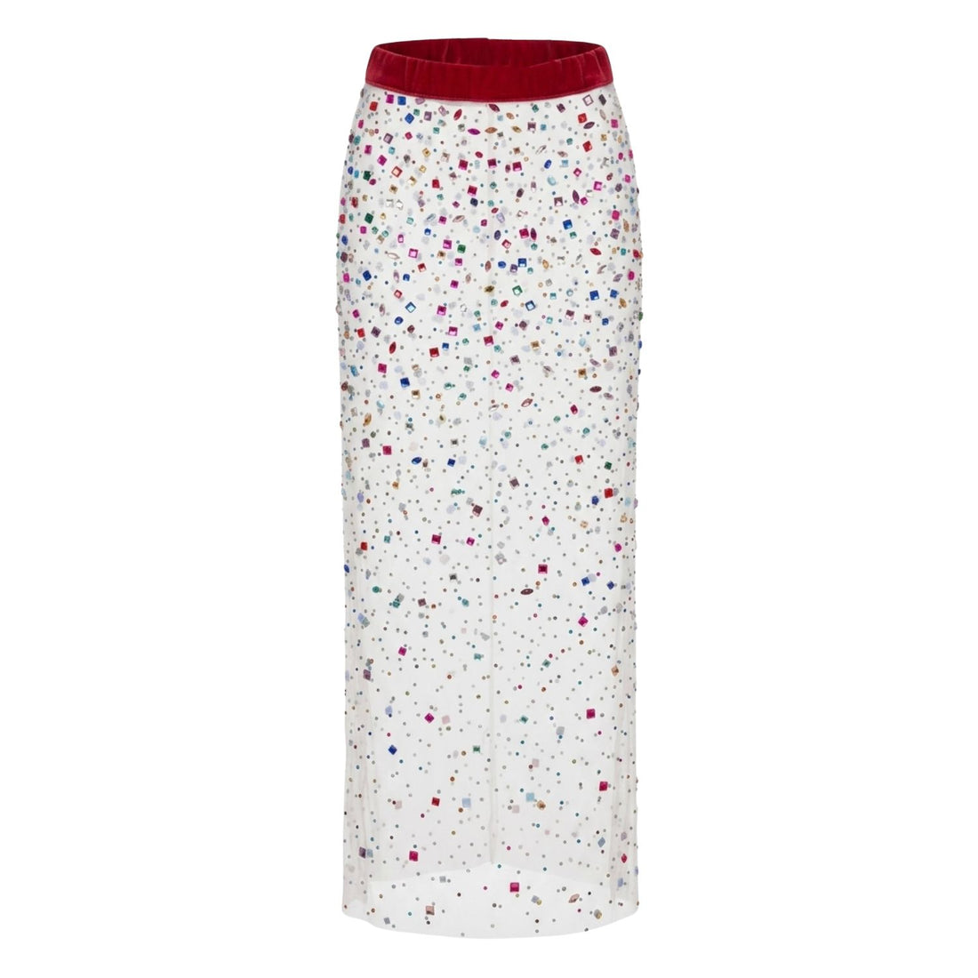 Meji Multicoloured Stone Skirt | MEJI