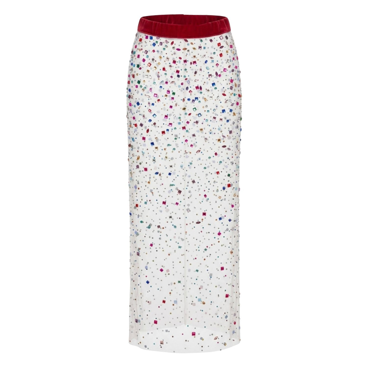 Meji Multicoloured Stone Skirt | MEJI