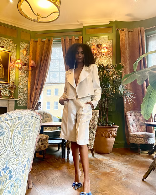 Luxury Lamé Shorts | MEJI