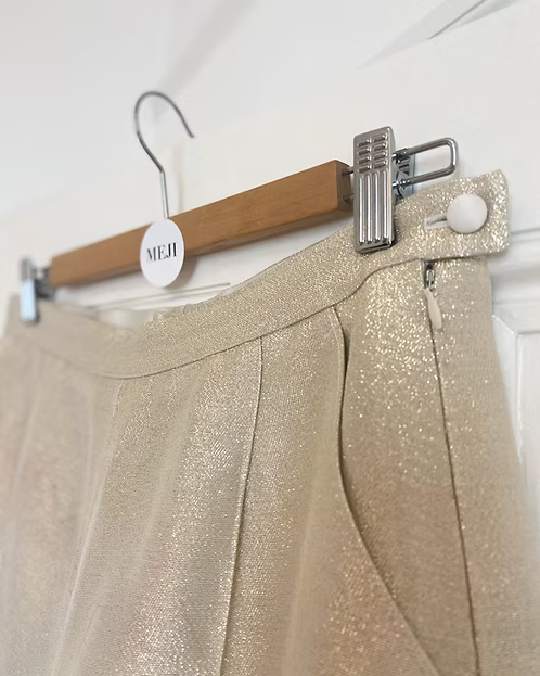 Luxury Lamé Shorts | MEJI