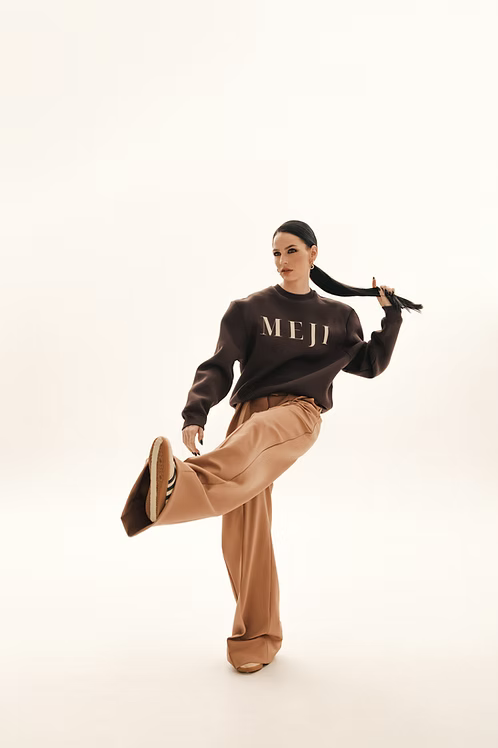 SS25 MEJI Sweatshirt Unisex Mocha | MEJI