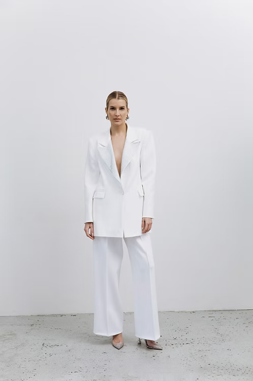 MEJI SS24 White Trousers | MEJI