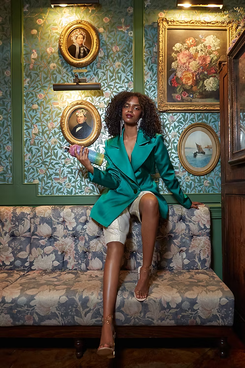 Duchess Satin Cut Out Blazer | MEJI
