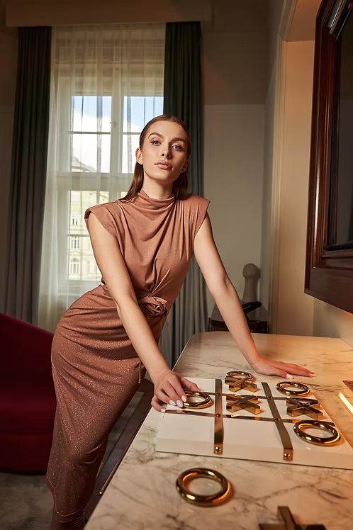 Starry Jersey Dress | MEJI