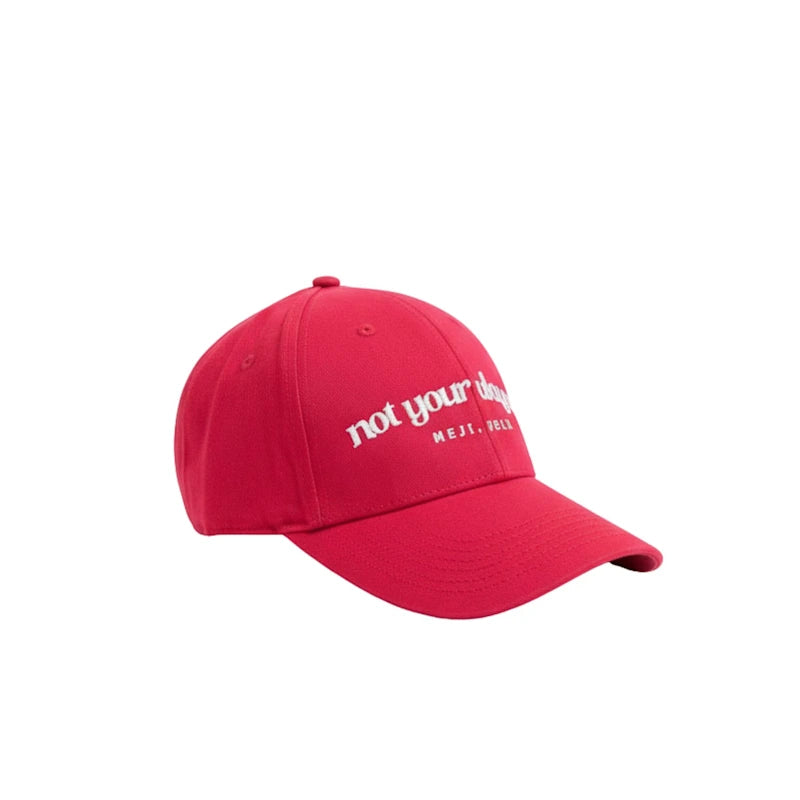 Meji Baseball Hat Red Not Your Darling | MEJI