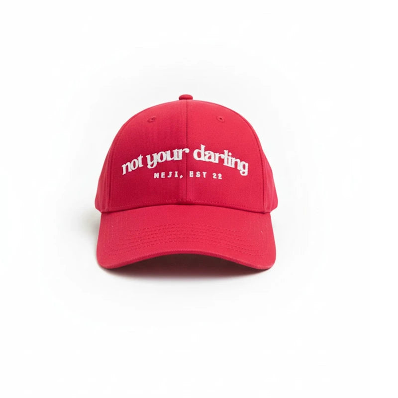 Meji Baseball Hat Red Not Your Darling | MEJI